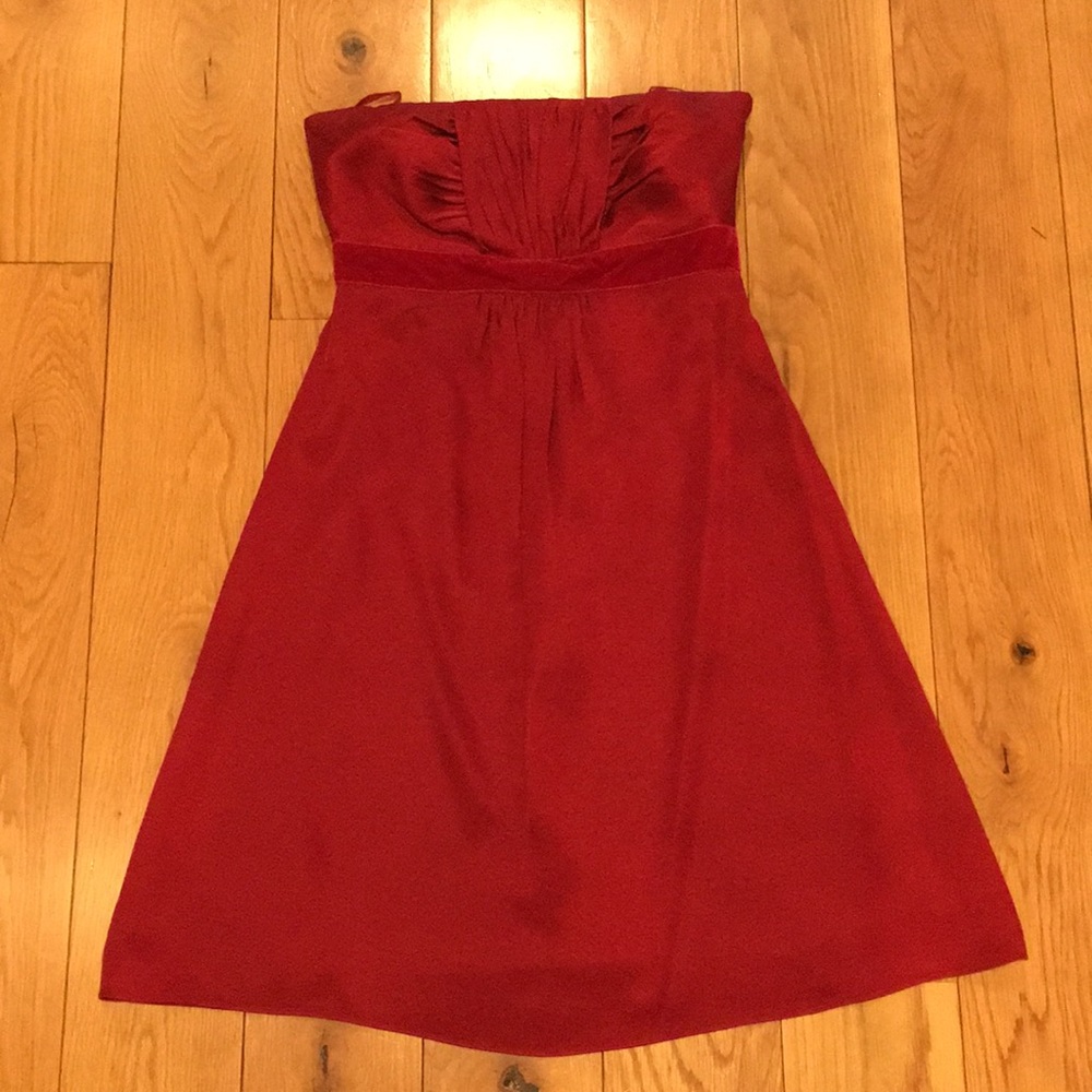 Banana republic strapless dress